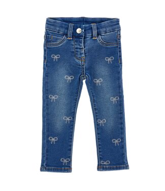 Monnalisa JEANS ST.FIOCCHINI DENIM Blu Stone Denim