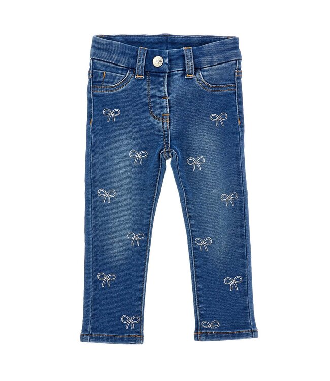 Monnalisa JEANS ST.FIOCCHINI DENIM Blu Stone Denim