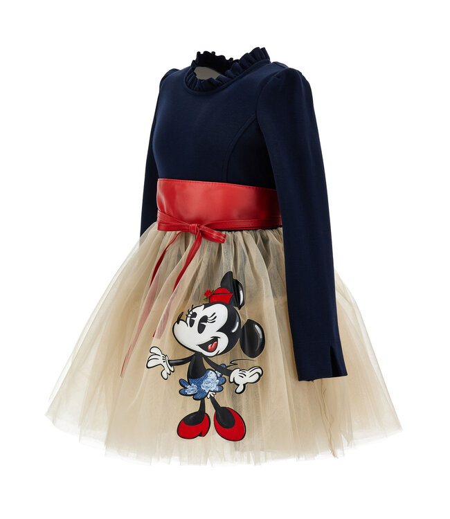 Monnalisa ABITO LA DOLCE VITA JERSE Blu Scuro