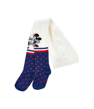 Monnalisa COLLAN JACQUARD CALDO COT panna+blu