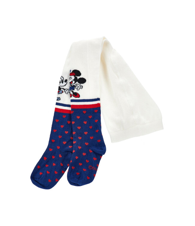 Monnalisa COLLAN JACQUARD CALDO COT panna+blu