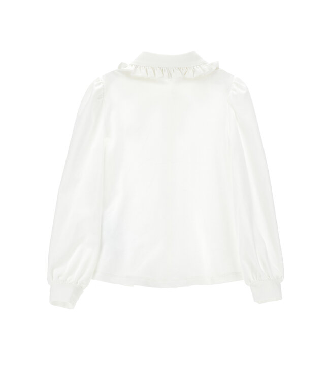 Monnalisa CAMICIA SVETLANA JERSEY D Bianco