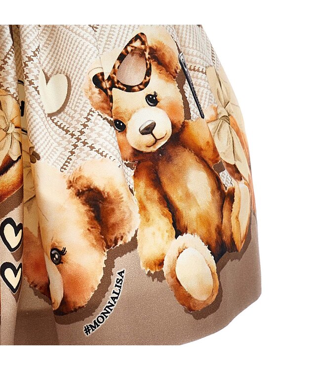 Monnalisa GONNA ST.ORSETTI GABARDIN Panna +marrone