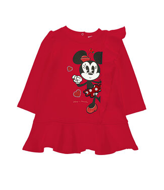 Monnalisa ABITO FELPA FELPA STRETCH Rubino