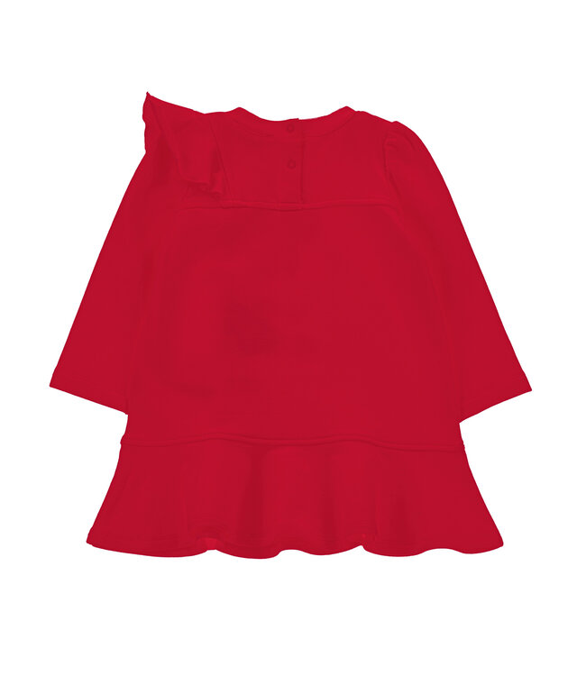 Monnalisa ABITO FELPA FELPA STRETCH Rubino