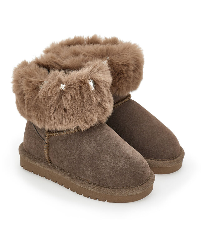 Monnalisa STIVALE CROSTA CON STRASS Taupe