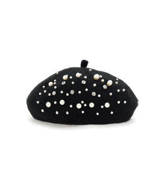 Monnalisa BASCO PERLE PANNO Nero