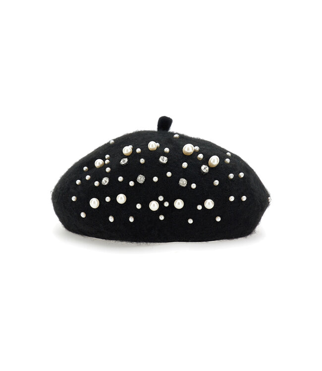 Monnalisa BASCO PERLE PANNO Nero