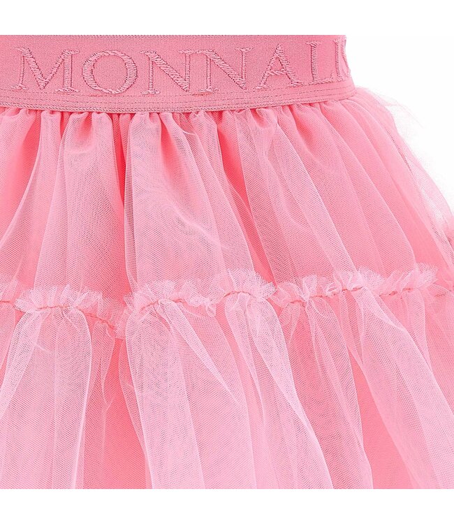 Monnalisa GONNA TUTÙ TULLE MANO SET Rosa Peach