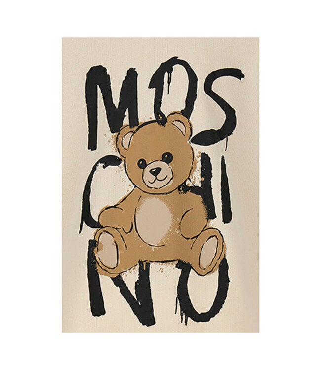 Moschino SWEATSHIRT W/HOOD IVORY HUF098_LCA77_10123 