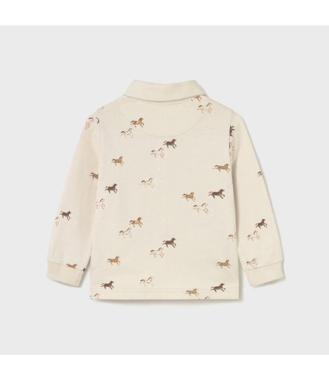 Mayoral L/s printed polo 2102_075