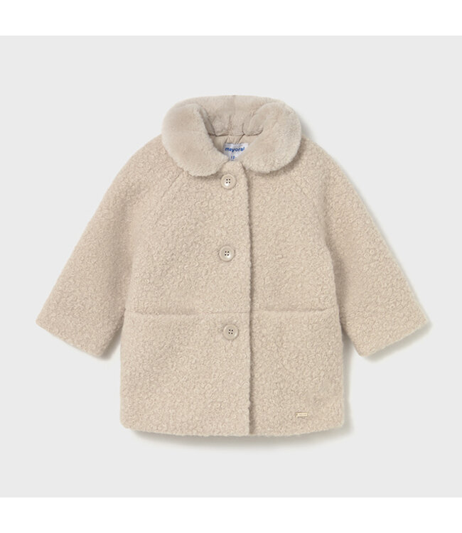 Mayoral Shearling coat  2432_073