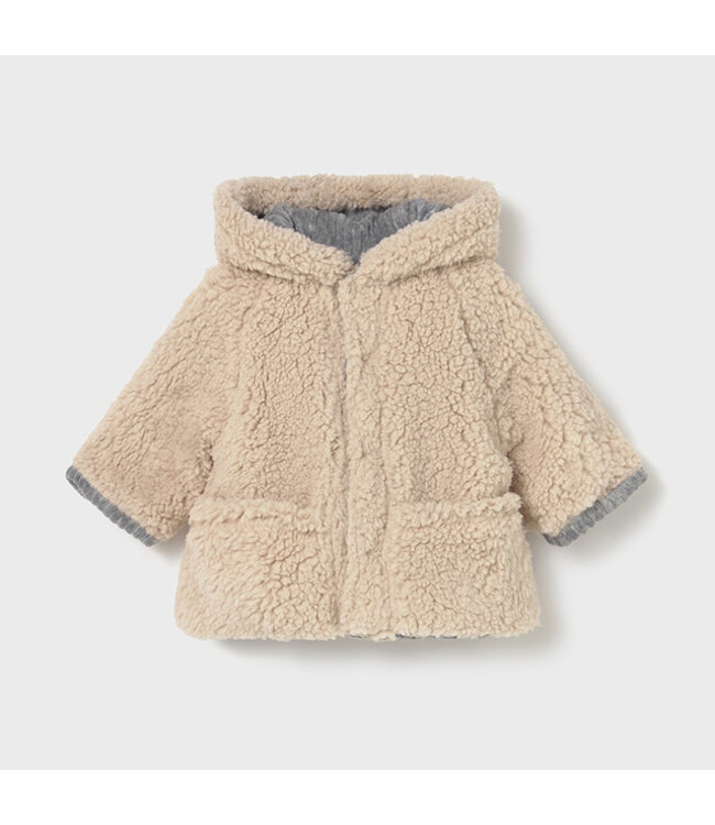 Mayoral Reversible shearling coat 2496_081