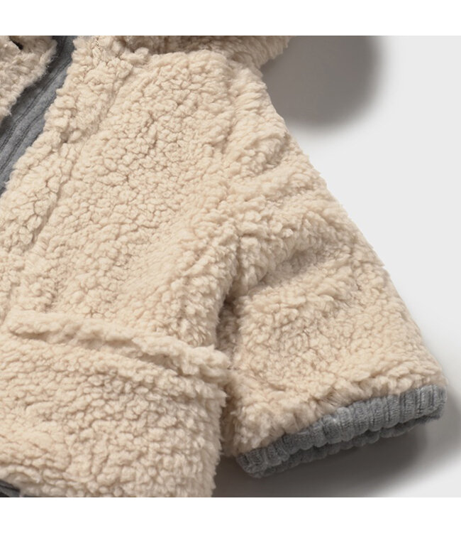 Mayoral Reversible shearling coat 2496_081