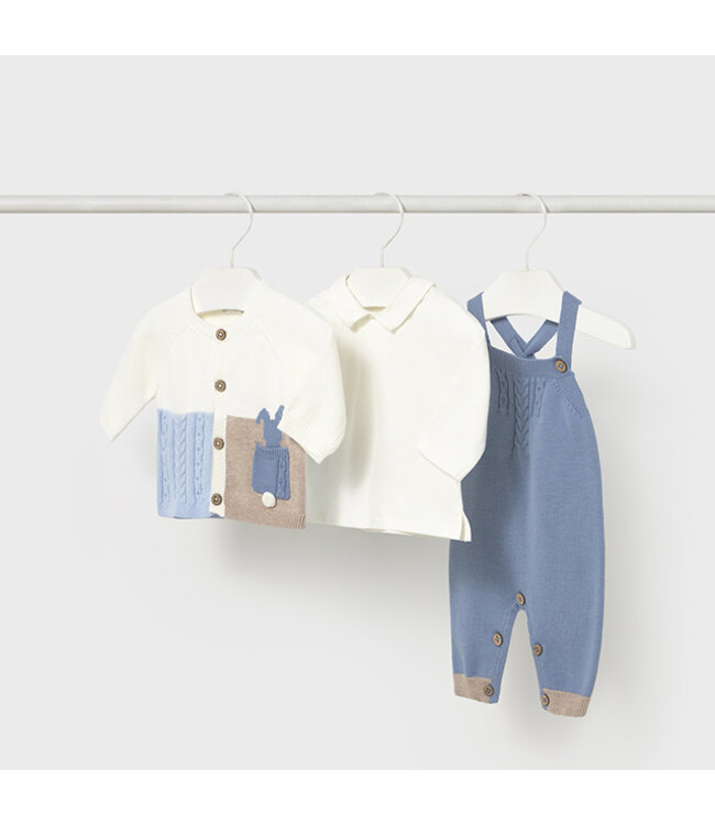 Mayoral Knit dungarees set   2617_024