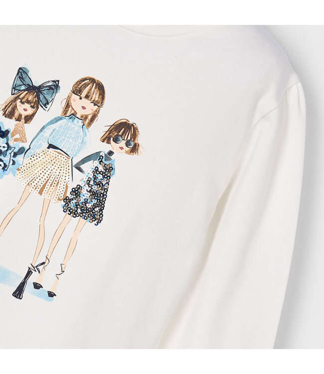 Mayoral L/s shirt dress  4011_093