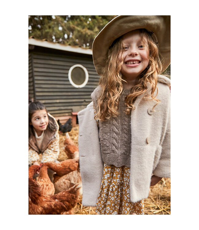 Mayoral Knitted fur coat 4438_043