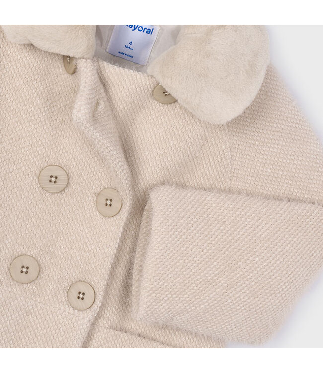 Mayoral Knitted fur coat 4438_043