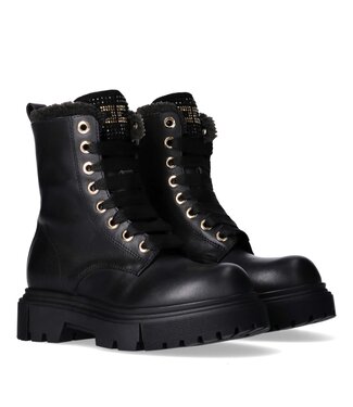 LACE-UP BOOTIE BLACK F4A5-E0412-0448930-