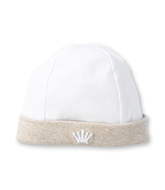 First 9915018 white/beige bonnet