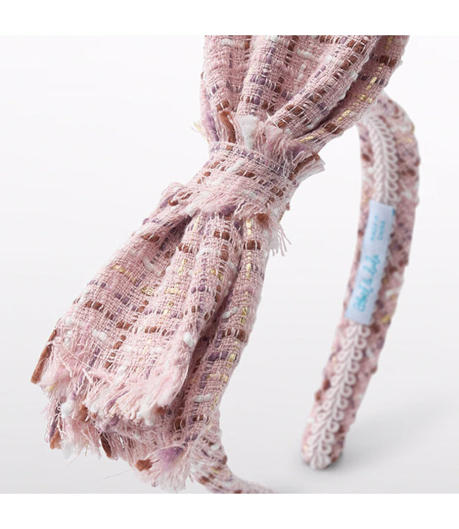 Abel & Lula Bowtie tweed headband 5.973_084