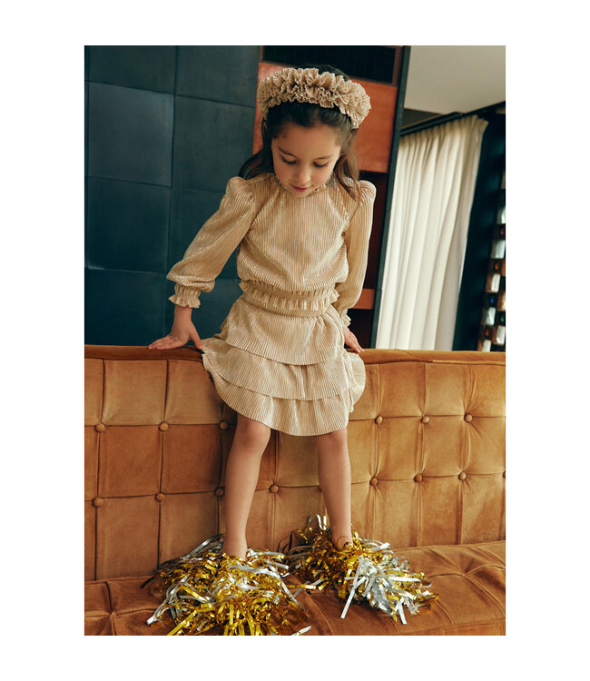 Abel & Lula Pleated knit skirt set 5.541_050