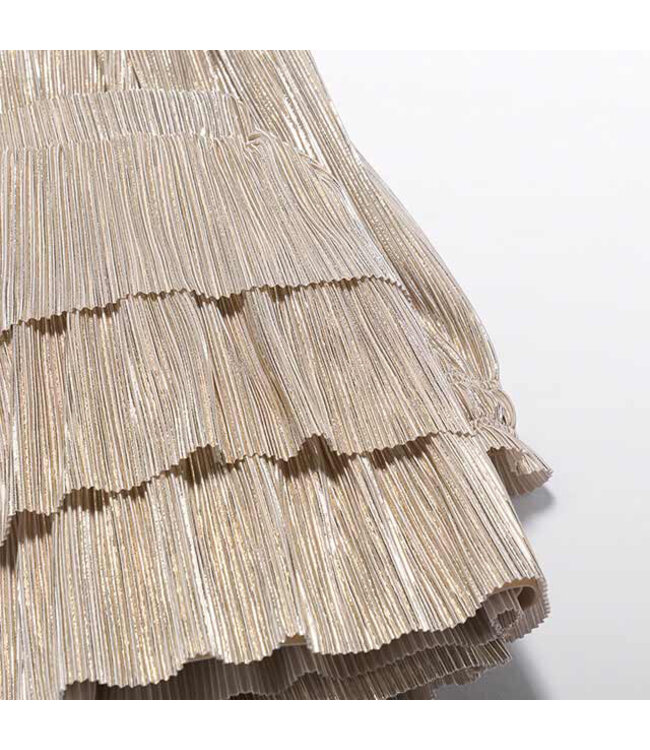 Abel & Lula Pleated knit skirt set 5.541_050