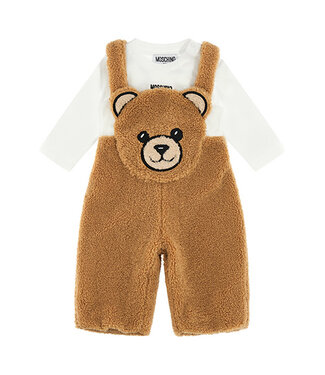 Moschino SHIRT L/S+DUNGAREES BEAR BROWN MUK058_LIA00_20351 