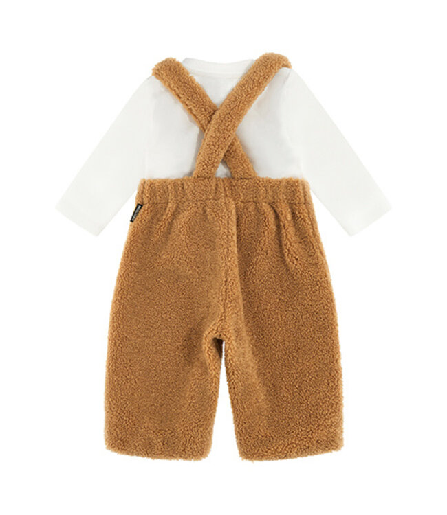 Moschino SHIRT L/S+DUNGAREES BEAR BROWN MUK058_LIA00_20351 