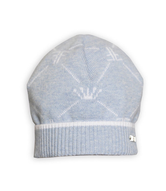 First 9905024 azzuro knitted FIRST®SIGNATURE bonnet