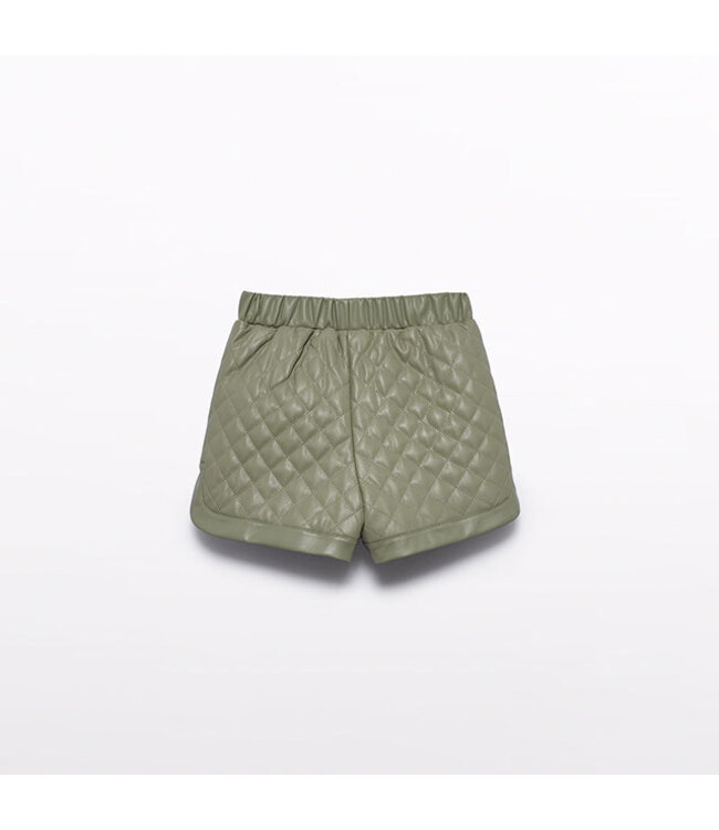 Abel & Lula Cushioned Faux Leather Bermuda 5.720_006