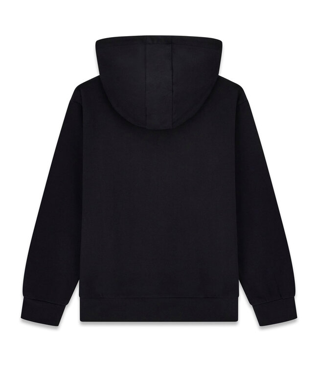 Guess OVERSIZE LS ACTIVE TOP W/HOOD J5BQ26_KAD74_JBLK