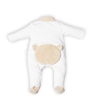 First FO rompersuit fur teddy bear on backside 6113119_0135 white-beige