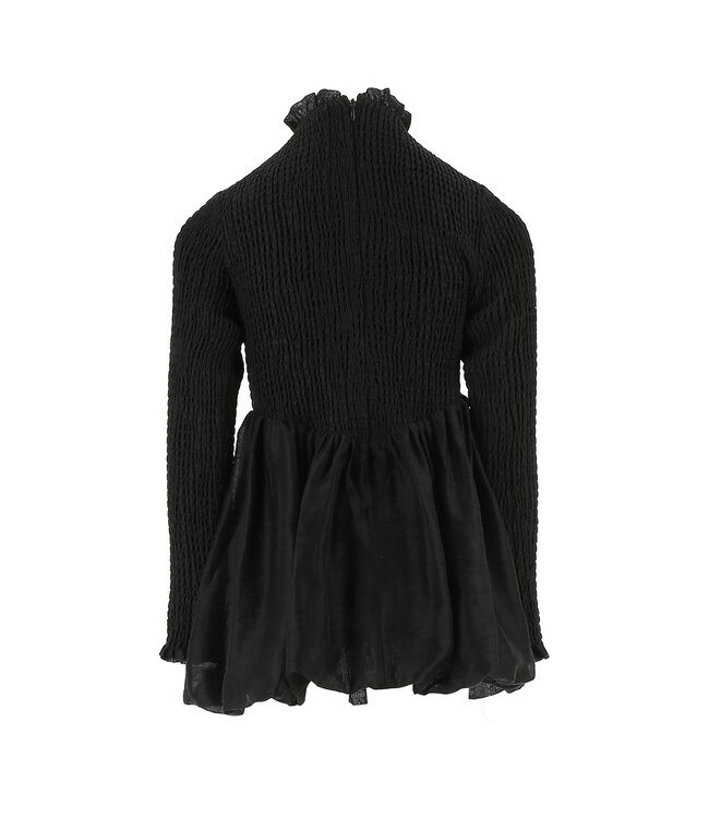 Pinko ABITO LUPETTO PUNTO SMOCK E CHARM NERO KFAB026.C.TV095.N000