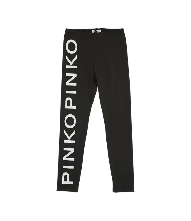 Pinko LEGGINGS IN LYCRA CON MACRO STAMPA NERO STAMPA BIANCA KFPA019.C.LY002.N001
