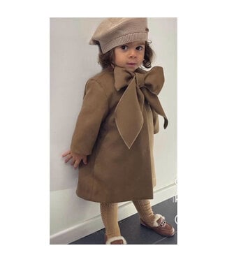 Phi Phi beige Bow Coat 25700