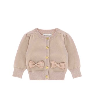 Angels Face NIKKI METALLIC BABY CARDIGAN GOLD