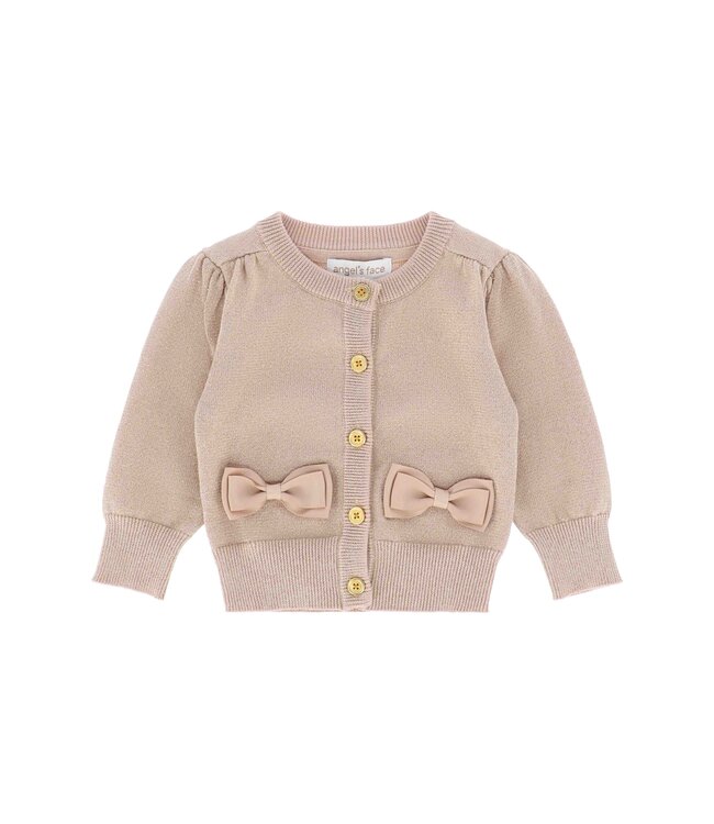 Angels Face NIKKI METALLIC BABY CARDIGAN GOLD