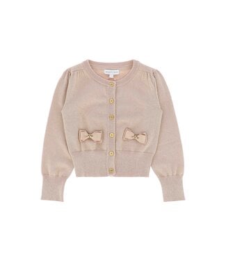 Angels Face NIKKI  METALLIC CARDIGAN GOLD