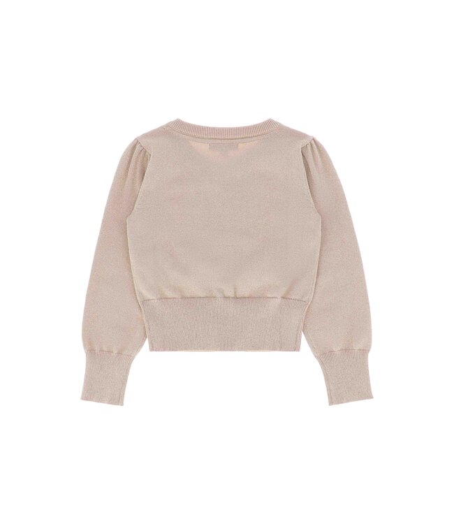 Angels Face NIKKI  METALLIC CARDIGAN GOLD