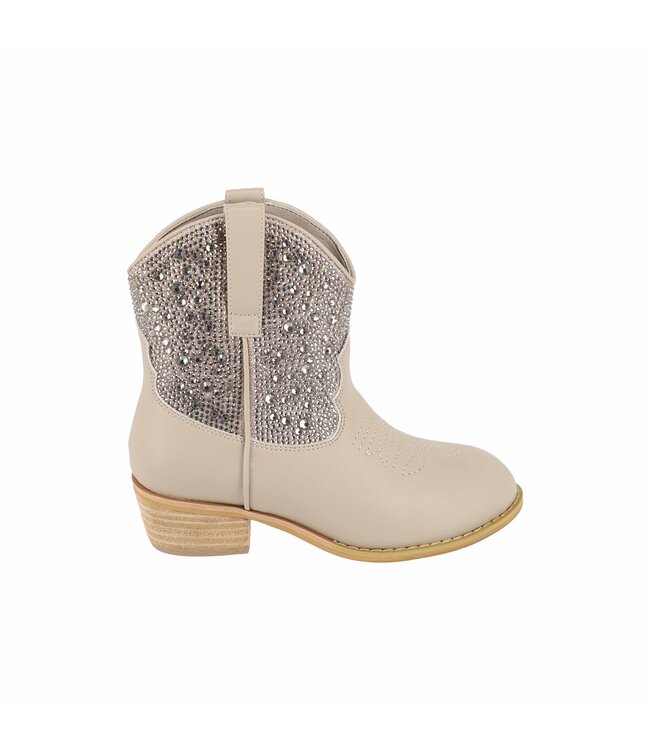 Angels Face RIO CRYSTAL COWBOY BOOT TAUPE