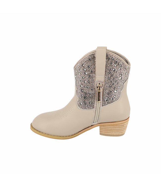Angels Face RIO CRYSTAL COWBOY BOOT TAUPE