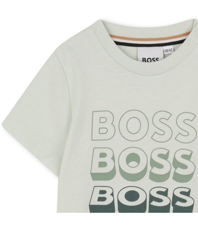 BOSS T-SHIRT KORTE MOUWEN J52889/73K