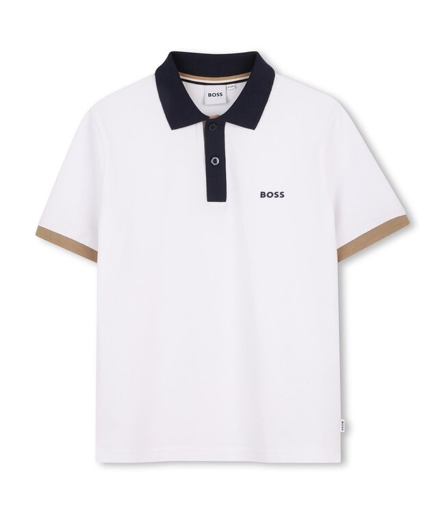 BOSS POLO MET KORTE MOUWEN J52955/10P