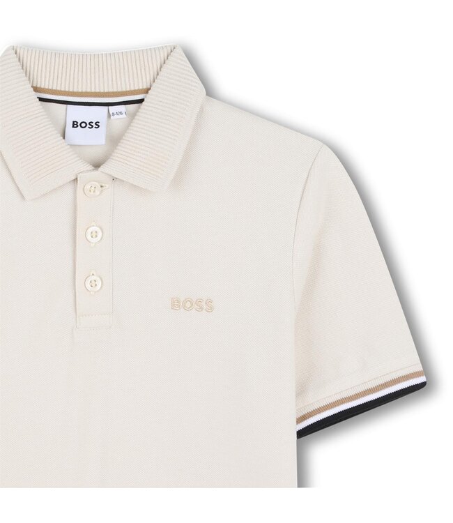 BOSS POLO MET KORTE MOUWEN J52958/21C