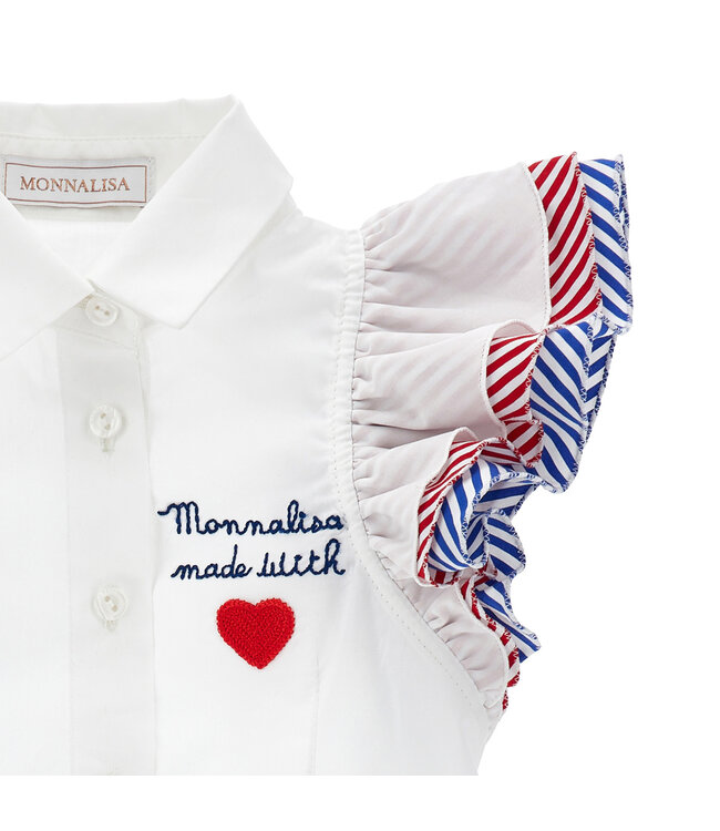 Monnalisa CAMICIA FANTASIA POPELINE 11G300_7116_0099