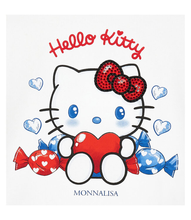 Monnalisa REGULAR TEE JERSEY DI COT 11G618_7201_0099