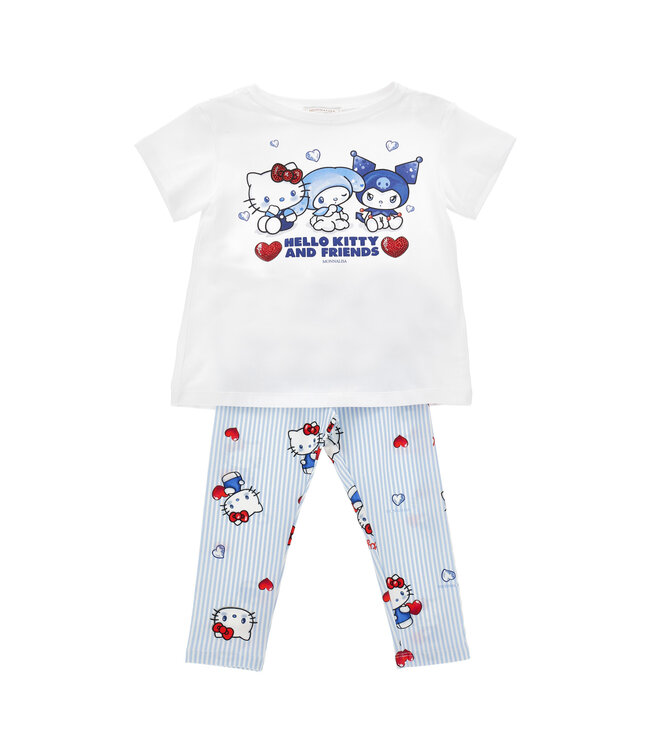 Monnalisa MAXI TEE E LEGGINGS JERSE 19G507_7005_9958