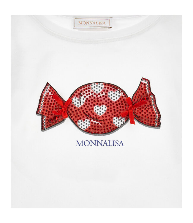 Monnalisa REGULAR TEE CARAMELLA JER 19G608_7005_0099