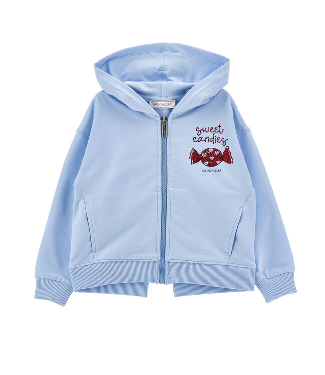 Monnalisa FELPA CON CAPPUCCIO FELPA 19G803_7012_0058